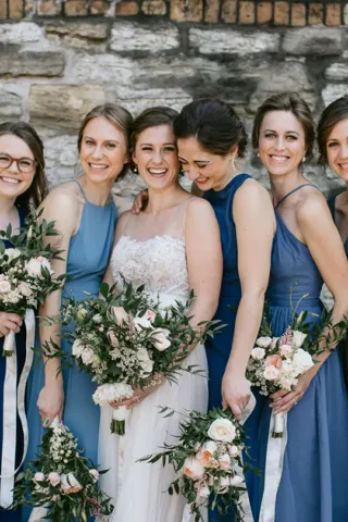 Bridal Party at the Nicollet Island Pavilion