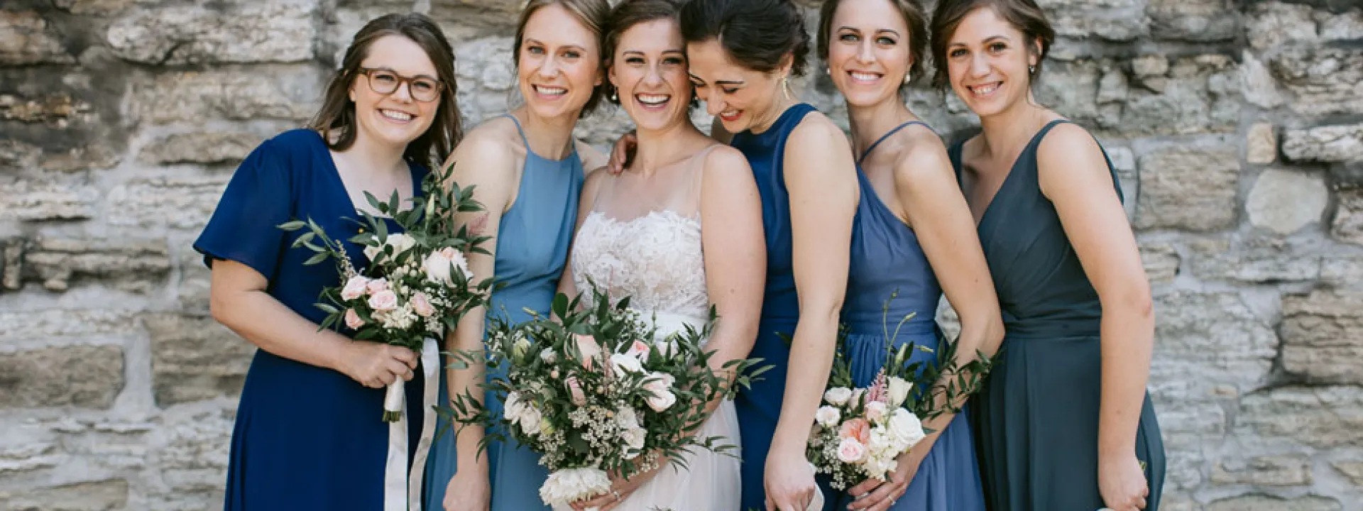 Bridal Party at the Nicollet Island Pavilion