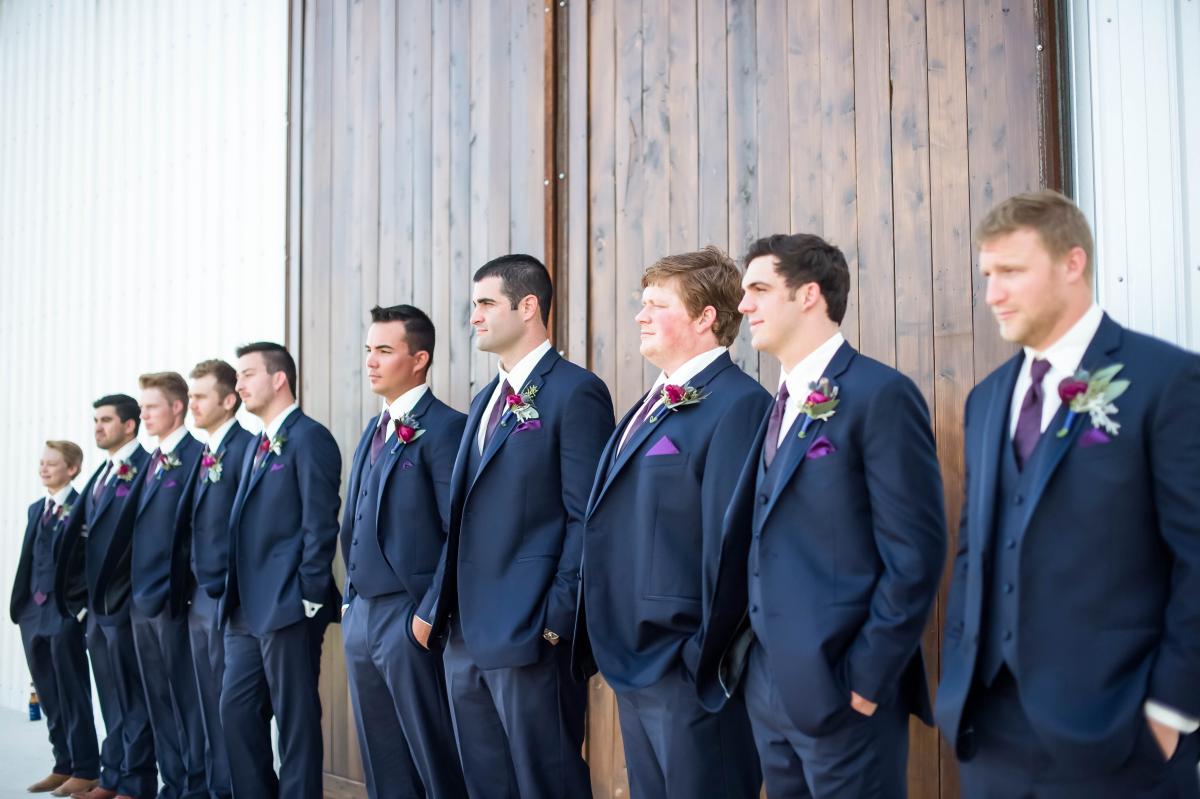 The Groom and His Court are Ready