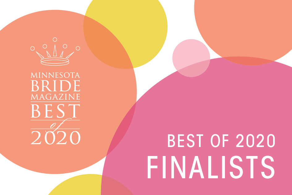 Minnesota Best of 2020 Finalists in pink and orange bubbles