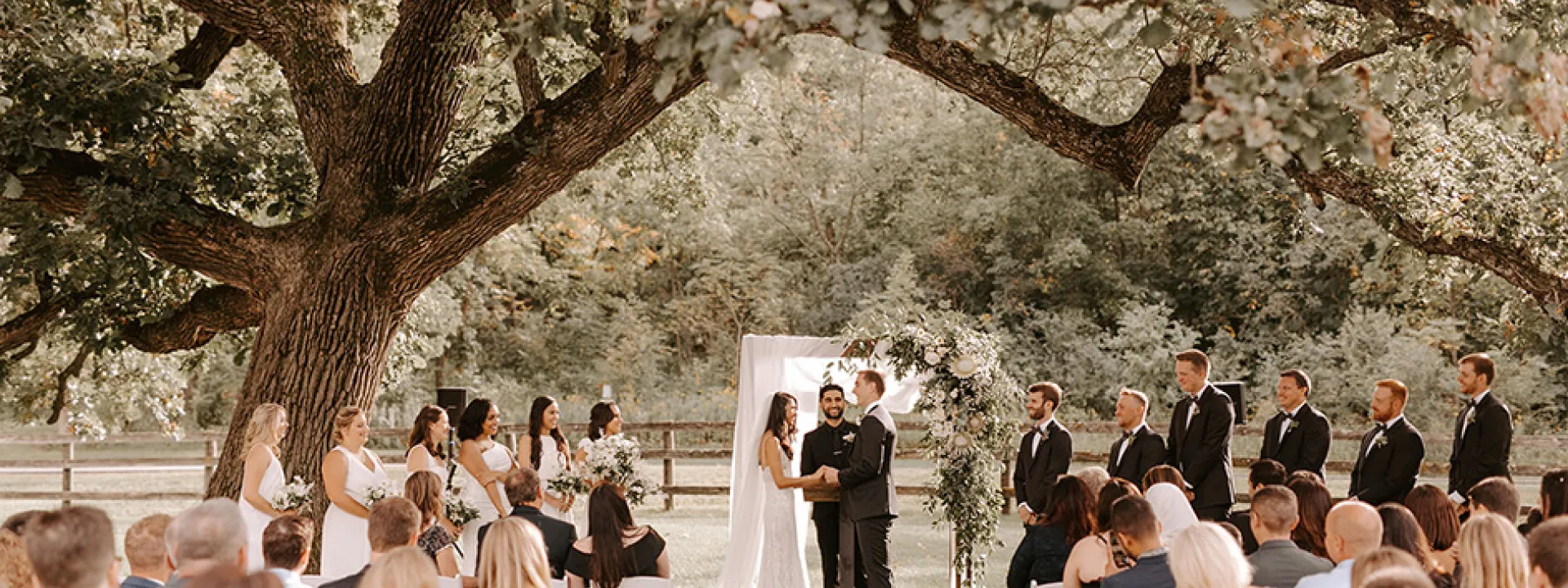 Nadeen and Cody marry at Mayowood Stone Barn