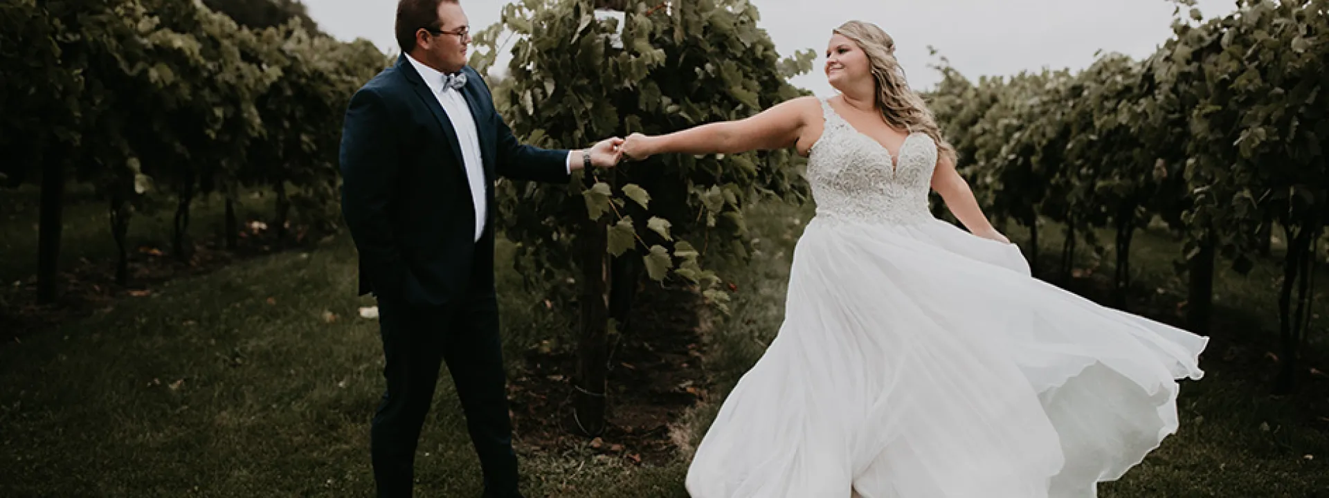 Melissa and Everett wed at Carlos Creek Winery